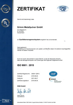 DQS Zertifikat